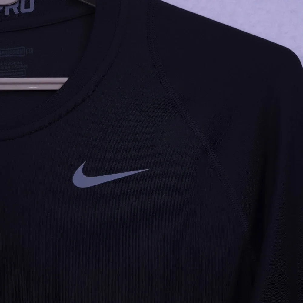 Nike Pro Dri-FIT Compression Shirt base layer 2XL Black Long Sleeve Performance